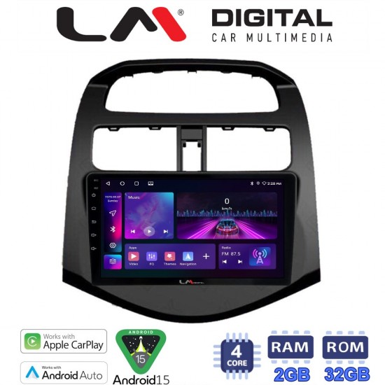 LM Digital - LM ZA4589 GPS Οθόνη OEM Multimedia Αυτοκινήτου για DAEWOO SPARK 2009>2016 (CarPlay/AndroidAuto/BT/GPS/WIFI/GPRS)
