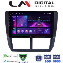 LM Digital - LM ZA4272 GPS Οθόνη OEM Multimedia Αυτοκινήτου για SUBARU IMPREZA-FORESTER 2009>2012 (CarPlay/AndroidAuto/BT/GPS/WIFI/GPRS)