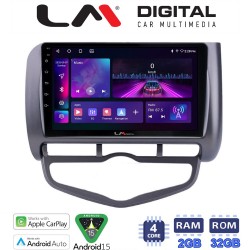LM Digital - LM ZA4731 GPS Οθόνη OEM Multimedia Αυτοκινήτου για Honda Jazz 2003 - 2008 (CarPlay/AndroidAuto/BT/GPS/WIFI/GPRS)