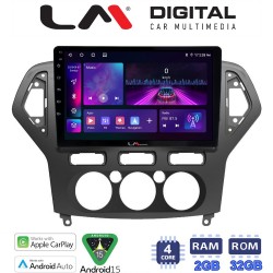 LM Digital - LM ZA4367A GPS Οθόνη OEM Multimedia Αυτοκινήτου για FORD MONDEO 2007 > 2010 (CarPlay/AndroidAuto/BT/GPS/WIFI/GPRS)