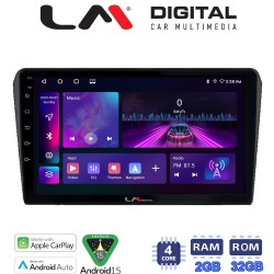LM Digital - LM ZA4025B GPS Οθόνη OEM Multimedia Αυτοκινήτου για 0 (CarPlay/AndroidAuto/BT/GPS/WIFI/GPRS)