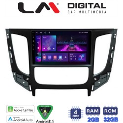 LM Digital - LM ZA4230 GPS Οθόνη OEM Multimedia Αυτοκινήτου για Mitsubishi L200 2014 >Μόνο για αυτοκίνητα με Κλιματισμό (CarPlay/AndroidAuto/BT/GPS/WIFI/GPRS)