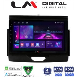 LM Digital - LM ZA4576B GPS Οθόνη OEM Multimedia Αυτοκινήτου για FORD RANGER 2015>2020 (CarPlay/AndroidAuto/BT/GPS/WIFI/GPRS)