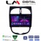 LM Digital - LM ZA4206 GPS Οθόνη OEM Multimedia Αυτοκινήτου για Peugeot 206 2002 > 2006 (CarPlay/AndroidAuto/BT/GPS/WIFI/GPRS)