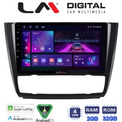 LM Digital - LM ZA4170B GPS Οθόνη OEM Multimedia Αυτοκινήτου για BMW σειρά 1 (E81 - E82 - E87 -E88) (CarPlay/AndroidAuto/BT/GPS/WIFI/GPRS)