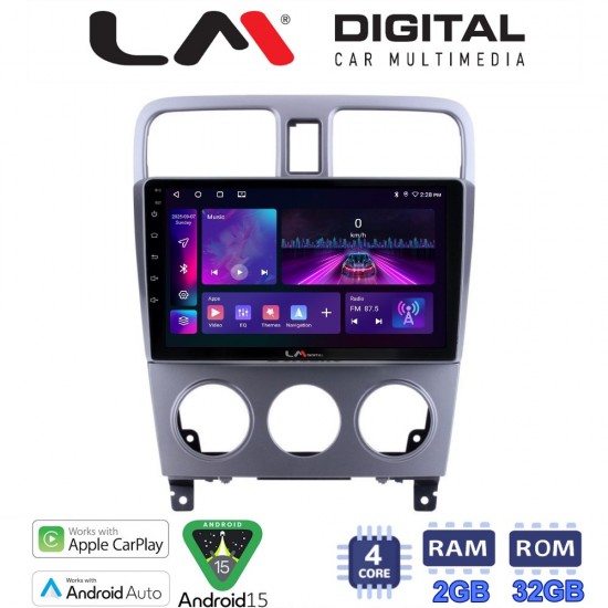 LM Digital - LM ZA4526 GPS Οθόνη OEM Multimedia Αυτοκινήτου για SUBARU FORESTER 2002>2007 (CarPlay/AndroidAuto/BT/GPS/WIFI/GPRS)