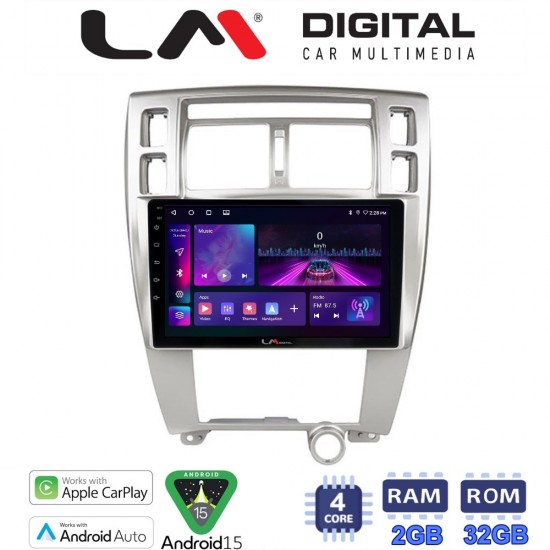 LM Digital - LM ZA4006 GPS Οθόνη OEM Multimedia Αυτοκινήτου για Hyundai Tucson 2004 > 2010 (CarPlay/AndroidAuto/BT/GPS/WIFI/GPRS)