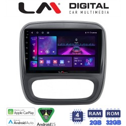 LM Digital - LM ZA4706 GPS Οθόνη OEM Multimedia Αυτοκινήτου για Opel Vivaro 2014 > 2020Renault Traffic 2014 > 2020Nissan NV300 2014 > 2020Fiat Talento 2014 > 2020Δείτε τί φίσα έχει το αυτοκίνητο πριν την αγορά της οθόνης. (CarPlay/AndroidA