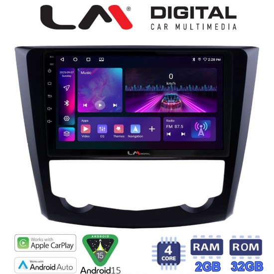 LM Digital - LM ZA4688 GPS Οθόνη OEM Multimedia Αυτοκινήτου για RENAULT KADJAR 2015> (CarPlay/AndroidAuto/BT/GPS/WIFI/GPRS)