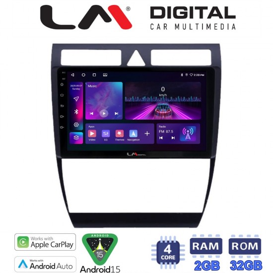 LM Digital - LM ZA4102 GPS Οθόνη OEM Multimedia Αυτοκινήτου για Audi A6 1998 > 2004 (CarPlay/AndroidAuto/BT/GPS/WIFI/GPRS)