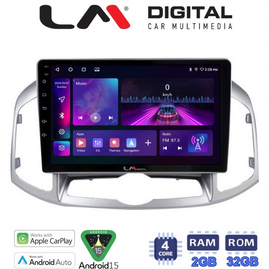 LM Digital - LM ZA4109 GPS Οθόνη OEM Multimedia Αυτοκινήτου για Chevrolet Captiva 2006 > 2018 (CarPlay/AndroidAuto/BT/GPS/WIFI/GPRS)