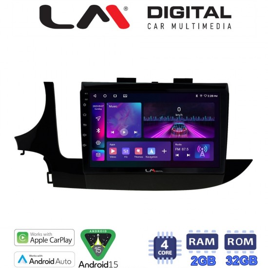 LM Digital - LM ZA4536 GPS Οθόνη OEM Multimedia Αυτοκινήτου για OPEL MOKKA 2016> (CarPlay/AndroidAuto/BT/GPS/WIFI/GPRS)