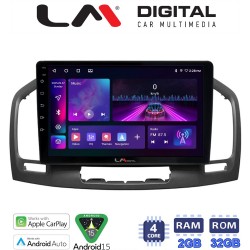 LM Digital - LM ZA4114 GPS Οθόνη OEM Multimedia Αυτοκινήτου για OPEL INSIGNIA 2007-2013 (CarPlay/AndroidAuto/BT/GPS/WIFI/GPRS)