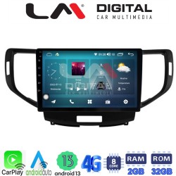 LM Digital - LM ZR8363 GPS Οθόνη OEM Multimedia Αυτοκινήτου για Honda Accord 2008 > 2013 (CarPlay/AndroidAuto/BT/GPS/WIFI/GPRS)