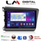 LM Digital - LM ZT8630 GPS Οθόνη OEM Multimedia Αυτοκινήτου για Honda Civic 2012 > 2016 (CarPlay/AndroidAuto/BT/GPS/WIFI/GPRS)