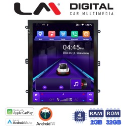 LM Digital - LM N4997 GPS Οθόνη OEM Multimedia τυπου Tesla 9,7inch (CarPlay/AndroidAuto/BT/GPS/WIFI/GPRS)