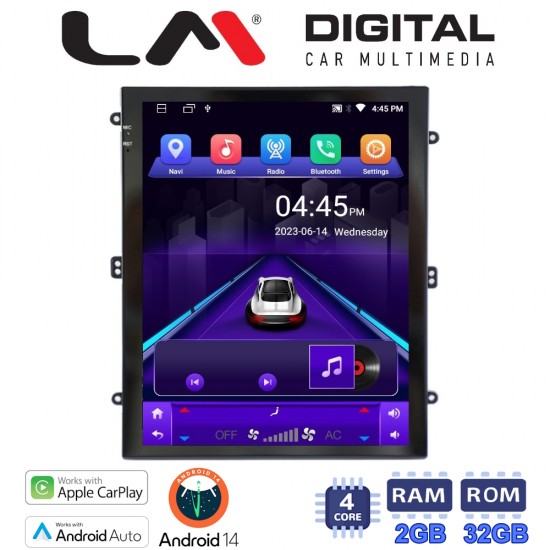 LM Digital - LM N4997 GPS Οθόνη OEM Multimedia τυπου Tesla 9,7inch (CarPlay/AndroidAuto/BT/GPS/WIFI/GPRS)