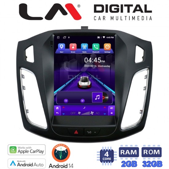 LM Digital - LM TN4501 GPS Οθόνη OEM Multimedia τυπου Tesla 9,7inch Ford Focus 2011 > 2018 (CarPlay/AndroidAuto/BT/GPS/WIFI/GPRS)