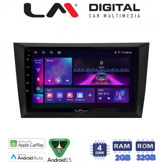 LM Digital - LM ZA4004 GPS Οθόνη OEM Multimedia Αυτοκινήτου για VW Golf 6 2008-2012 (CarPlay/AndroidAuto/BT/GPS/WIFI/GPRS)
