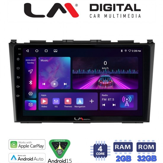 LM Digital - LM ZA4009 GPS Οθόνη OEM Multimedia Αυτοκινήτου για HONDA CRV 2005>2012 (CarPlay/AndroidAuto/BT/GPS/WIFI/GPRS)