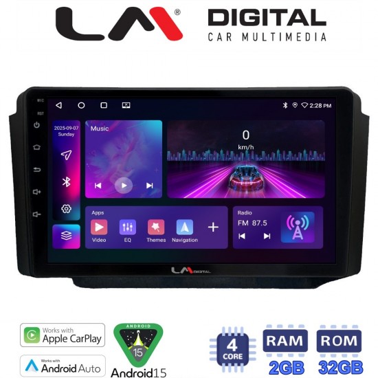 LM Digital - LM ZA4013 GPS Οθόνη OEM Multimedia Αυτοκινήτου για Ssangyong Rexton 2002>2006 (CarPlay/AndroidAuto/BT/GPS/WIFI/GPRS)
