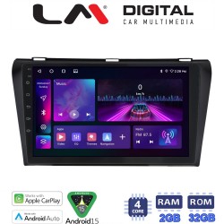 LM Digital - LM ZA4034 GPS Οθόνη OEM Multimedia Αυτοκινήτου για MAZDA 3 2009>2014 (CarPlay/AndroidAuto/BT/GPS/WIFI/GPRS)
