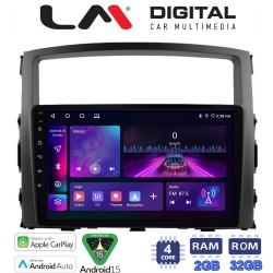 LM Digital - LM ZA4038 GPS Οθόνη OEM Multimedia Αυτοκινήτου για MITSUBISHI PAJERO 2006>2014 (CarPlay/AndroidAuto/BT/GPS/WIFI/GPRS)