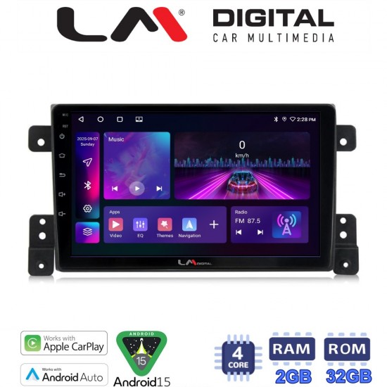 LM Digital - LM ZA4053 GPS Οθόνη OEM Multimedia Αυτοκινήτου για SUZUKI G.VITARA 2005>2015 (CarPlay/AndroidAuto/BT/GPS/WIFI/GPRS)
