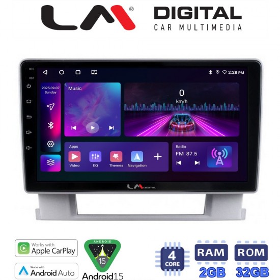 LM Digital - LM ZA4072 GPS Οθόνη OEM Multimedia Αυτοκινήτου για OPEL ASTRA J 2011>2015 (CarPlay/AndroidAuto/BT/GPS/WIFI/GPRS)