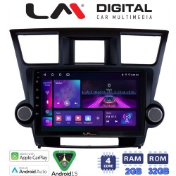 LM Digital - LM ZA4089 GPS Οθόνη OEM Multimedia Αυτοκινήτου για Toyota Highlander 2008 > 2015 (CarPlay/AndroidAuto/BT/GPS/WIFI/GPRS)