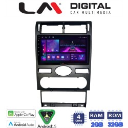 LM Digital - LM ZA4104 GPS Οθόνη OEM Multimedia Αυτοκινήτου για Ford Mondeo 2003 > 2006 (CarPlay/AndroidAuto/BT/GPS/WIFI/GPRS)