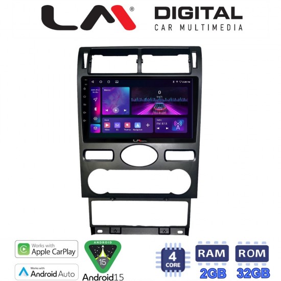 LM Digital - LM ZA4104 GPS Οθόνη OEM Multimedia Αυτοκινήτου για Ford Mondeo 2003 > 2006 (CarPlay/AndroidAuto/BT/GPS/WIFI/GPRS)