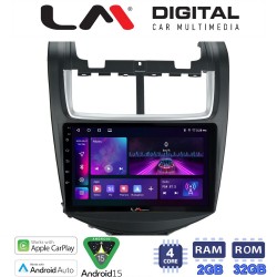 LM Digital - LM ZA4108 GPS Οθόνη OEM Multimedia Αυτοκινήτου για Chevrolet Aveo 2014>2017 (CarPlay/AndroidAuto/BT/GPS/WIFI/GPRS)
