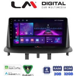 LM Digital - LM ZA4145 GPS Οθόνη OEM Multimedia Αυτοκινήτου για RENAULT MEGANE3 (CarPlay/AndroidAuto/BT/GPS/WIFI/GPRS)