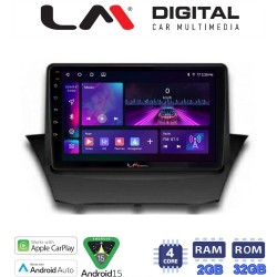 LM Digital - LM ZA4152 GPS Οθόνη OEM Multimedia Αυτοκινήτου για FORD FIESTA 2008>2017 (CarPlay/AndroidAuto/BT/GPS/WIFI/GPRS)