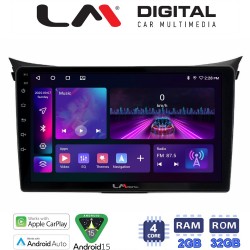 LM Digital - LM ZA4156 GPS Οθόνη OEM Multimedia Αυτοκινήτου για Hyundai i30 2012 > 2017 (CarPlay/AndroidAuto/BT/GPS/WIFI/GPRS)