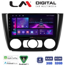 LM Digital - LM ZA4170 GPS Οθόνη OEM Multimedia Αυτοκινήτου για BMW σειρά 1 (E81 - E82 - E87 -E88) (CarPlay/AndroidAuto/BT/GPS/WIFI/GPRS)