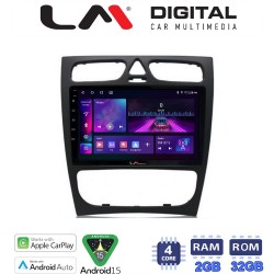 LM Digital - LM ZA4171 GPS Οθόνη OEM Multimedia Αυτοκινήτου για MERCEDES C (W203) - CLK (W208) (CarPlay/AndroidAuto/BT/GPS/WIFI/GPRS)