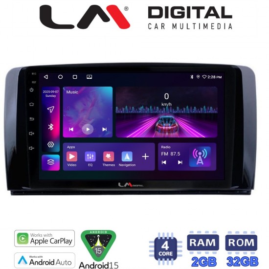 LM Digital - LM ZA4215 GPS Οθόνη OEM Multimedia Αυτοκινήτου για Benz R-class (W251) 2006>2014 (CarPlay/AndroidAuto/BT/GPS/WIFI/GPRS)