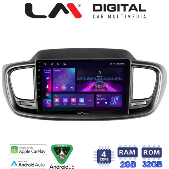 LM Digital - LM ZA4224 GPS Οθόνη OEM Multimedia Αυτοκινήτου για Kia Sorento 2013 > 2020 (CarPlay/AndroidAuto/BT/GPS/WIFI/GPRS)
