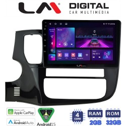 LM Digital - LM ZA4231 GPS Οθόνη OEM Multimedia Αυτοκινήτου για MITSUBISHI OUTLANDER 2013> (CarPlay/AndroidAuto/BT/GPS/WIFI/GPRS)