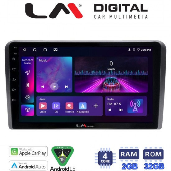 LM Digital - LM ZA4233 GPS Οθόνη OEM Multimedia Αυτοκινήτου για MITSUBIUSHI L200 2020> (CarPlay/AndroidAuto/BT/GPS/WIFI/GPRS)