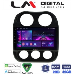 LM Digital - LM ZA4252 GPS Οθόνη OEM Multimedia Αυτοκινήτου για JEEP COMPASS 2011>2016 (CarPlay/AndroidAuto/BT/GPS/WIFI/GPRS)