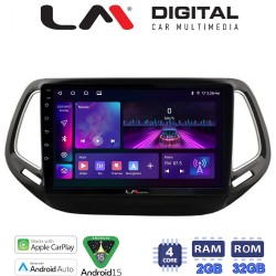 LM Digital - LM ZA4253 GPS Οθόνη OEM Multimedia Αυτοκινήτου για JEEP COMPASS 2017> (CarPlay/AndroidAuto/BT/GPS/WIFI/GPRS)