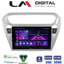 LM Digital - LM ZA4294 GPS Οθόνη OEM Multimedia Αυτοκινήτου για Citroen Elyse '13> Peugeot 301 '13> (CarPlay/AndroidAuto/BT/GPS/WIFI/GPRS)