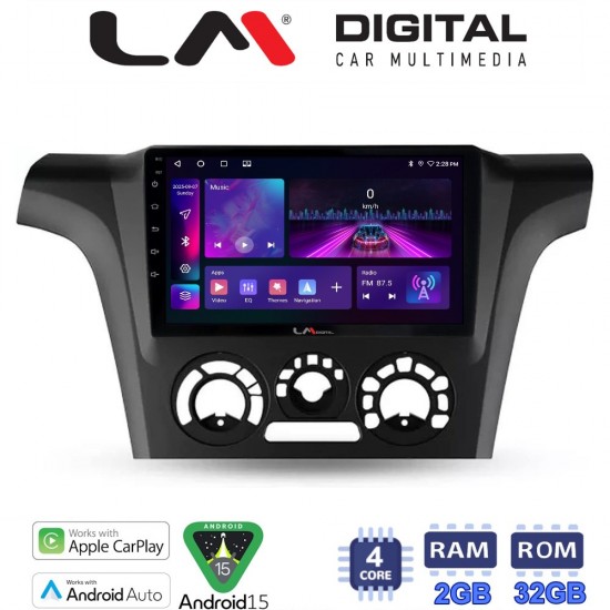 LM Digital - LM ZA4302 GPS Οθόνη OEM Multimedia Αυτοκινήτου για MITSUBISHI OUTLANDER 2001 > 2006 (CarPlay/AndroidAuto/BT/GPS/WIFI/GPRS)