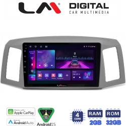 LM Digital - LM ZA4307 GPS Οθόνη OEM Multimedia Αυτοκινήτου για Jeep Grand Cherokee 2004 > 2011 (CarPlay/AndroidAuto/BT/GPS/WIFI/GPRS)