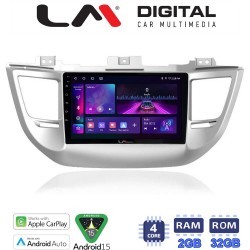 LM Digital - LM ZA4361 GPS Οθόνη OEM Multimedia Αυτοκινήτου για Hyundai Tucson 2015 < 2019 (CarPlay/AndroidAuto/BT/GPS/WIFI/GPRS)