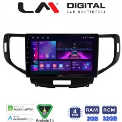 LM Digital - LM ZA4363 GPS Οθόνη OEM Multimedia Αυτοκινήτου για Honda Accord 2008 > 2013 (CarPlay/AndroidAuto/BT/GPS/WIFI/GPRS)