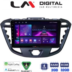LM Digital - LM ZA4366 GPS Οθόνη OEM Multimedia Αυτοκινήτου για TRANSIT CUSTOM - TOURNEO CUSTOM 2013> (CarPlay/AndroidAuto/BT/GPS/WIFI/GPRS)